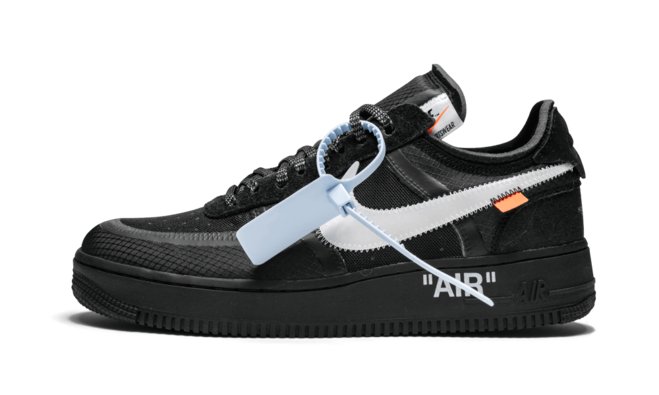 Women's Off-White x Nike Air Force 1 Low - Black Sneakers