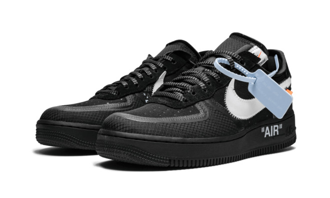 Trendy Off-White x Nike Air Force 1 Low - Black Shoes for Women at Outlet