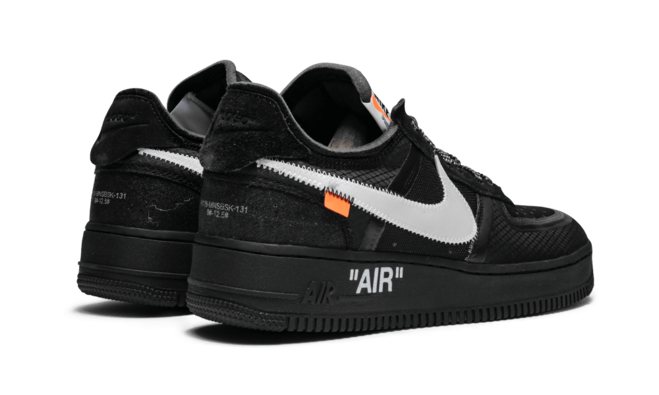 The Latest Collection of Off-White x Nike Air Force 1 Low - Black - Out Now!