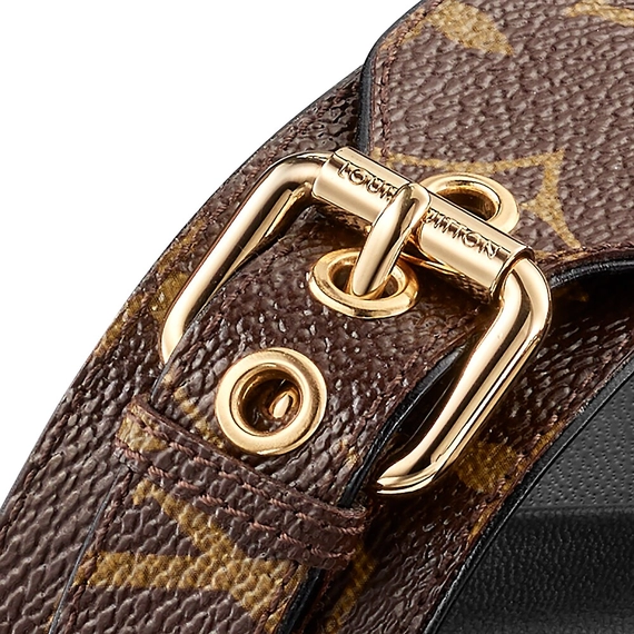 Get the original new Louis Vuitton Bom Dia Flat Mule for women.