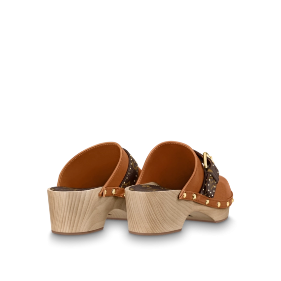 Look Luxury in the Women's Louis Vuitton Cottage Clog Mule