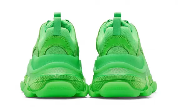 Neon Green Balenciaga Triple S Men's Sneaker