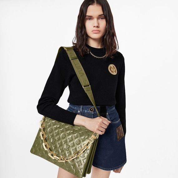 Save Now on the Original Louis Vuitton Coussin MM for Women - Designer Outlet Sale!