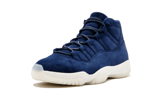 Women's Stylish NAVY/SUEDE Air Jordan 11 Derek Jeter Online Now!