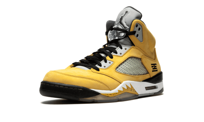 Get your New Women's Air Jordan 5 Retro T23 Tokyo VRSTY MZ/ANTHRCT-WLF GRY BLK Sneakers Now!