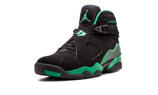 A Must-Have for Women's Wardrobe - Air Jordan 8 Retro Sugar Ray NEW BLACK/STEALTH-CLOVER