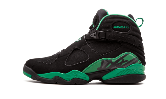Air Jordan 8 Retro BLACK/STEALTH-CLOVER Sneaker Men's Shoes - New