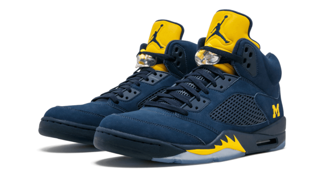 Air Jordan 5 Retro - Michigan COL NAVY/COL NAVY-ARM