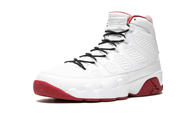 Shop Air Jordan 9 Retro HISTORY OF FLIGHT WHITE/RED Shoes for Men - Buy & Sale Now.