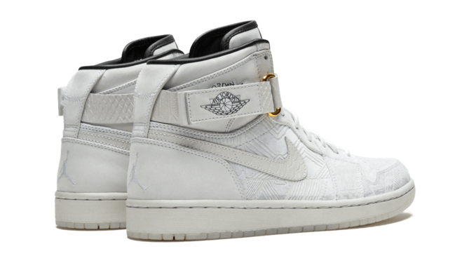 Buy Mens Shoes - Air Jordan 1 High - Strap Just Don WHITE/BLACK - New and On Sale