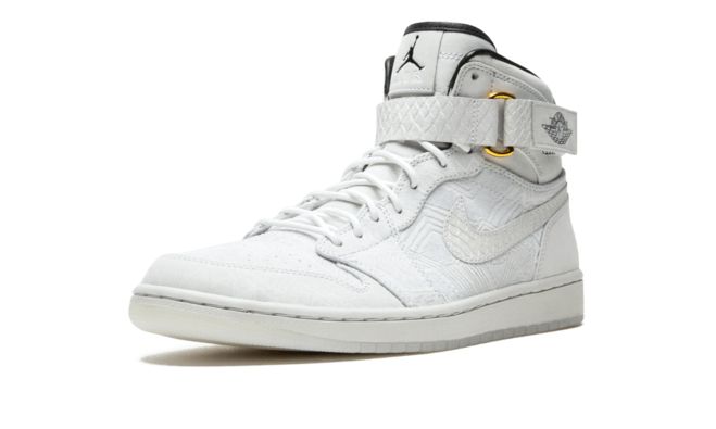 Brand New Women's Air Jordan 1 High Strap Just Don In WHITE/BLACK - Get the Latest Look Today!