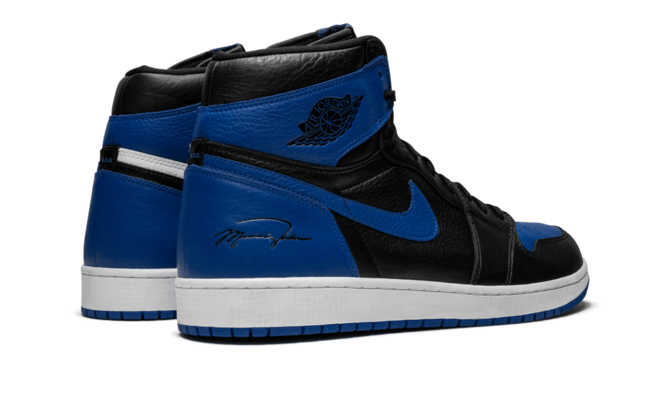 Stylish Board of Governors BLACK/ROYAL-WHITE Air Jordan 1 Retro High OG for Women