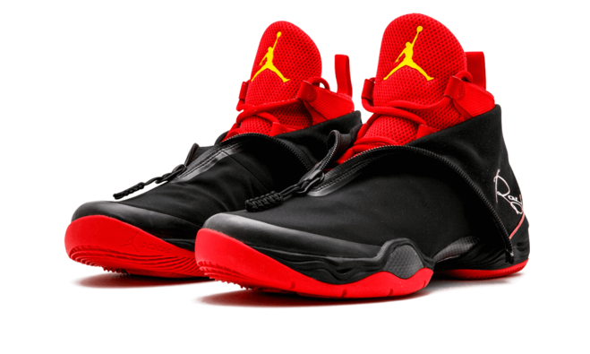 Get your women's Air Jordan 28 Ray Allen P.E BLACK/RED shoes now!