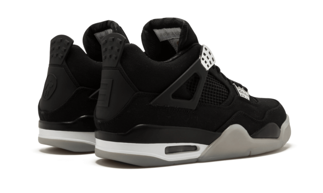 Women can now purchase the Nike Air Jordan 4 Retro EMINEM x Carhartt collectible in black, chrome-white from the original outlet.