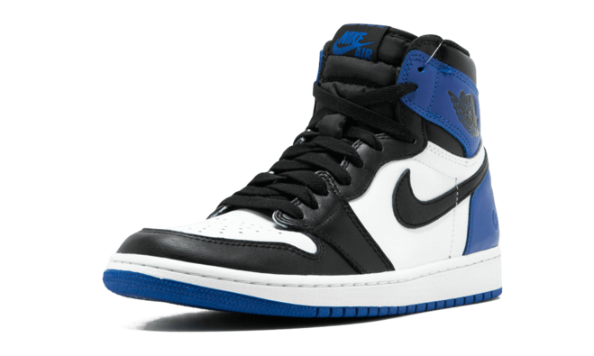 Look Cool in a Pair of Men's Air Jordan 1 X Fragment BLACK/SPORT ROYAL-WHITE Sneakers!