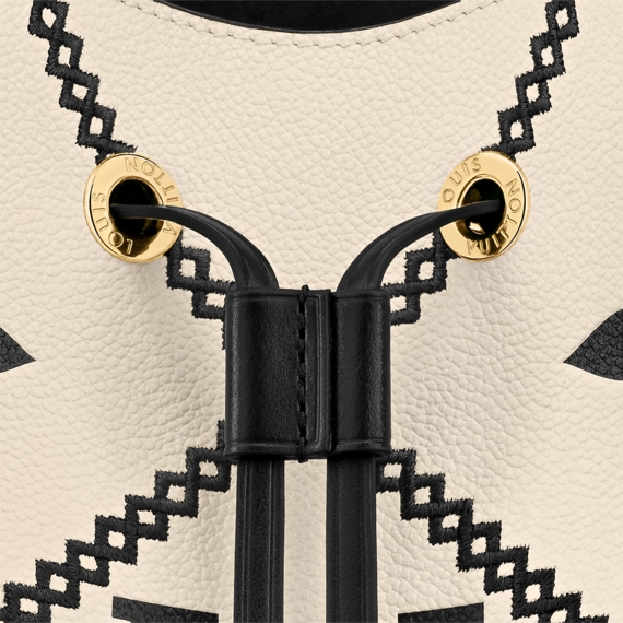 Outlet Sale: Louis Vuitton NeoNoe MM - Creme Beige & Black For Women