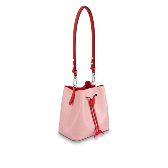 Get Original Louis Vuitton NeoNoe BB Rose Ballerine Pink and Red - Women