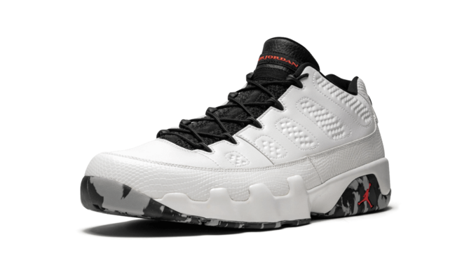 Refresh Your Look with Jordan 9 Retro Low Jordan Brand Classic WHT/INF23-BLK-DK GRY-WOLF GRY for Men