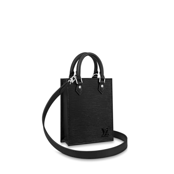 Buy Louis Vuitton Petit Sac Plat Black for Women at Outlet