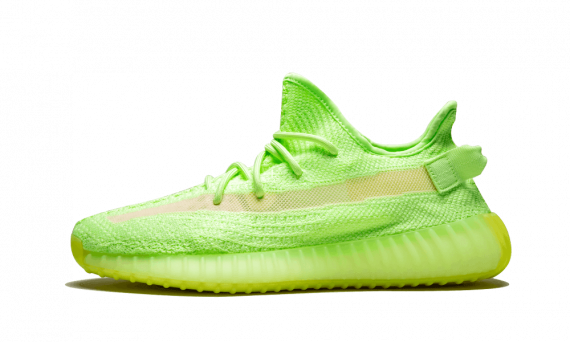 yeezys green glow