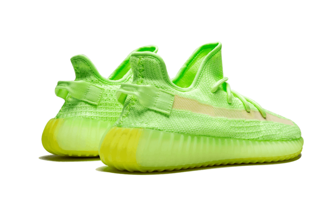 Fashionable and stylish Yeezy Boost 350 V2 Glow in the Dark for women.