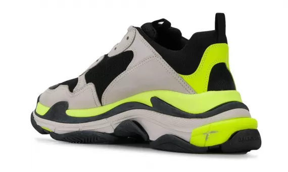 Stylish Outlet Shopping for Mens Balenciaga Triple S GREY/YELLOW/FLUO/BLACK.
