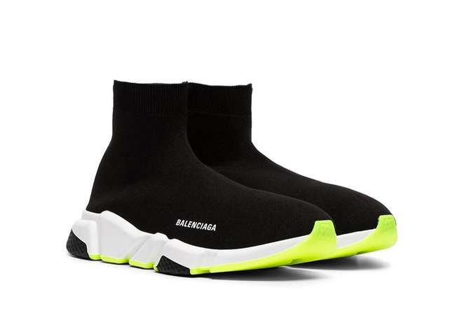 Shop Women's Designer Fashion Sneakers - Balenciaga Speed Runner NOIR