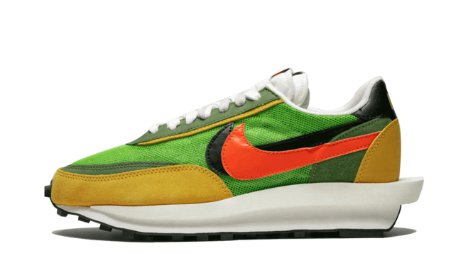 Sacai x Nike Women's LDWaffle Trainer Green Gusto/Varsity Maize - Outlet