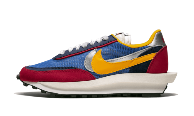 Sacai x Nike LDWaffle Trainer in Varsity Blue and Varsity Red - Women's sneakers perfect for Sale.