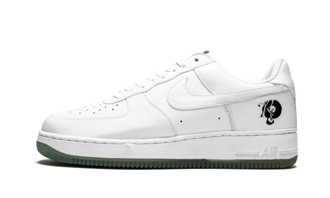 Buy a new Nike Air Force 1 LE PRM The Blueprint 2 White/White-Univ Blue (JAY-Z) sneaker exclusively for women.