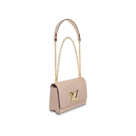 Women's New Louis Vuitton Twist MM Galet Gray