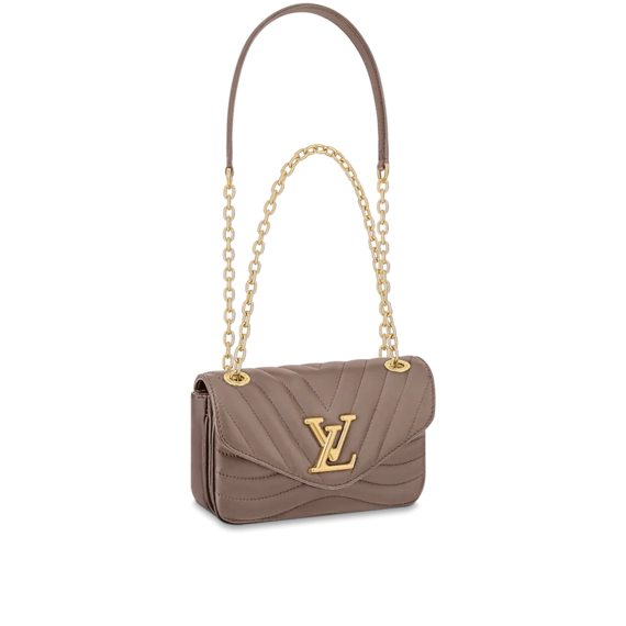 Get the latest designer style with the Louis Vuitton New Wave Chain Bag PM Taupe Fonce Brown, available in original, outlet, and new versions for women.