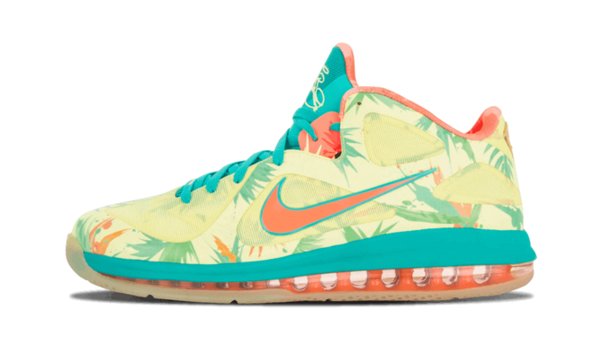 Nike Lebron 9 Low Arnold Palmer LIME/NEW GREEN-PINK for Men - Original Store