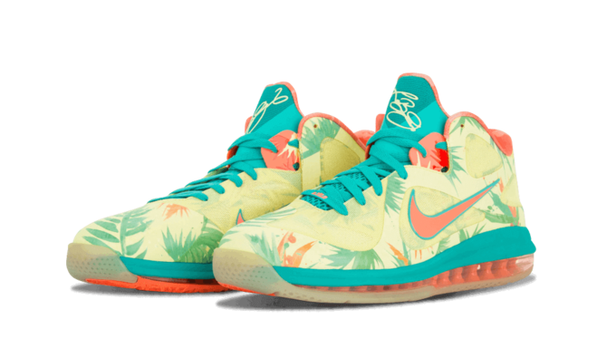 Nike Lebron 9 Low Arnold Palmer LIME/NEW GREEN-PINK for Men at Original Store