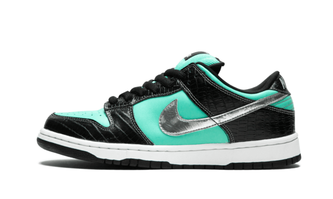 Shop men's Nike Dunk Low Pro SB - Tiffanys AQUA/CHROME at NEW