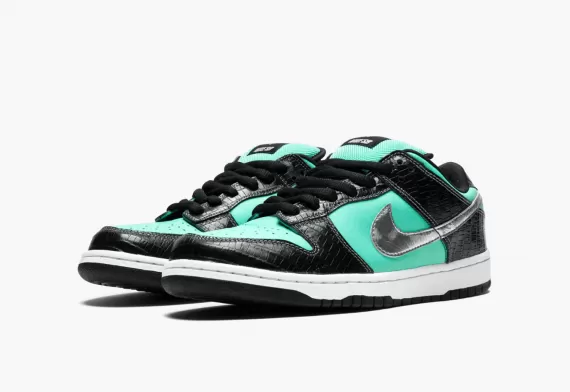 Women's Dunks - New Nike Dunk Low Pro SB - Tiffanys AQUA/CHROME