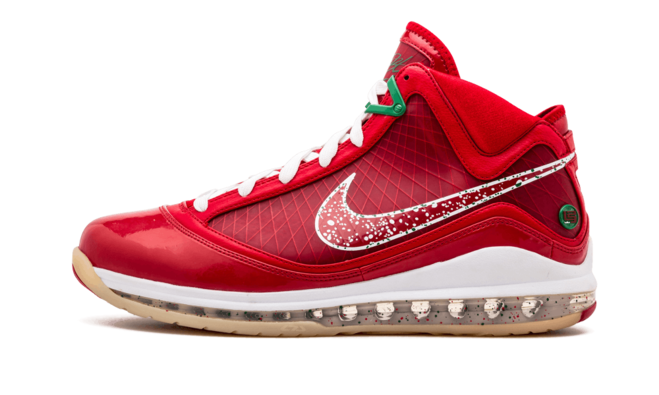 Nike Air Max Lebron 7 XMAS CANDY RED/GREEN Original Men's Shoes