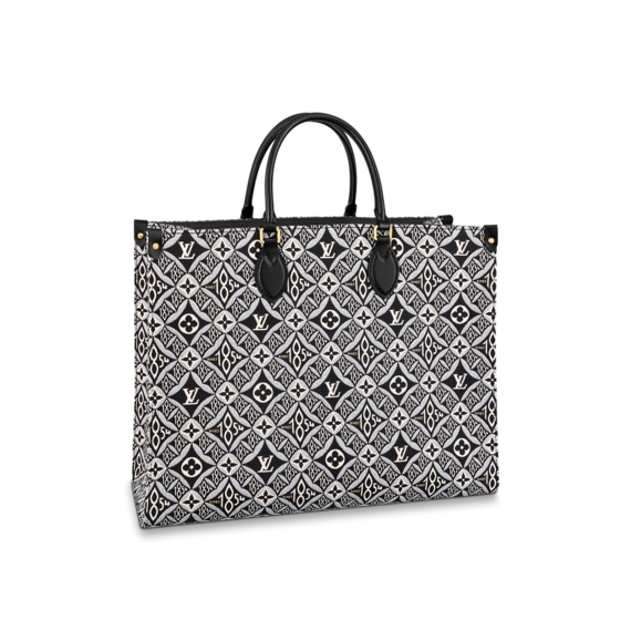 Women getting ready for a date in their new Louis Vuitton Since 1854 OnTheGo GM bag - on sale!