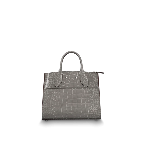 Step out in style with the Louis Vuitton City Steamer PM - created especially for women.