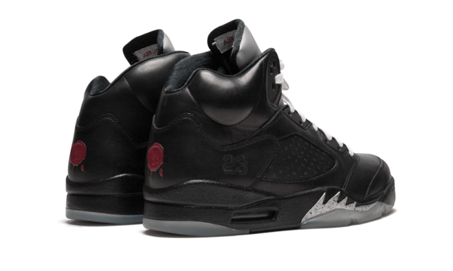 Get the Women's Sneakers Game Strong with Stylish Air Jordan 5 Retro Premio Bin 5 - Black and Metallic Silver