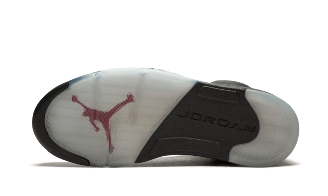 new classic men's Air Jordan 5 Retro Premio Bin 5 BLACK/BLACK-METALLIC SILVER sneakers