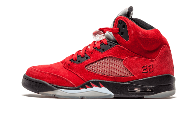 Stylish Air Jordan 5 Retro DMP Raging Bull RED Sneakers for Women - New Sale