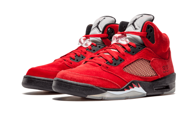 Buy the Mens Nike Raging Bull Air Jordan 5 Retro DMP RED/BLACK/REFLECTIVE, Now Out