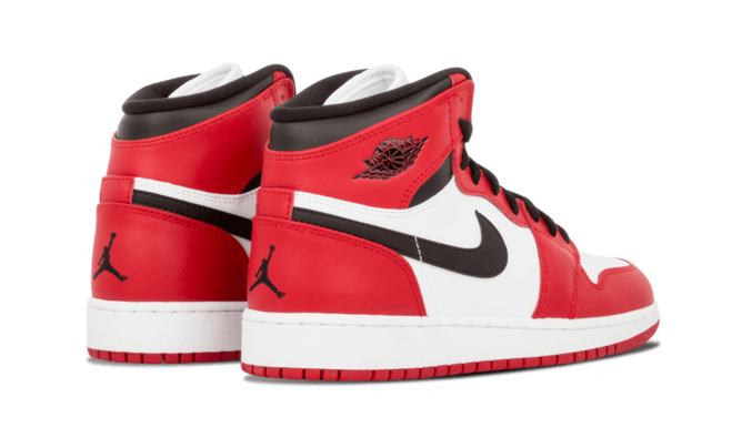 AIr Jordan 1 Retro High OG GS - Chicago WHITE/VARSITY RED-BLACK