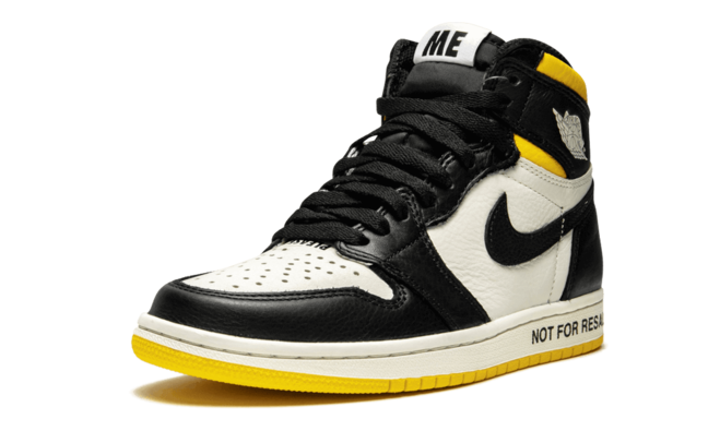 Women's Discounted Nike Air Jordan 1 Retro High OG NRG Not For Resale SAIL/BLACK-VARSITY MAIZE Outlet Buy.