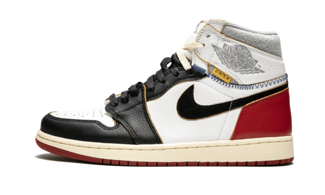 Men's Air Jordan 1 Retro HI NRG/UN Union - Black Toe WHITE/BLACK-VARSITY RED, available to buy.