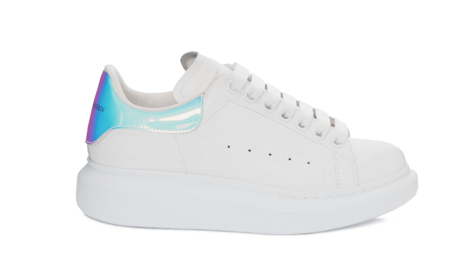 Alexander McQueen Oversized Sneaker White/Shock Pink