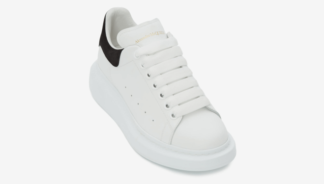 Alexander McQueen's Women's Fashion Sneakers - Ivory/Black for Outlet Buyers