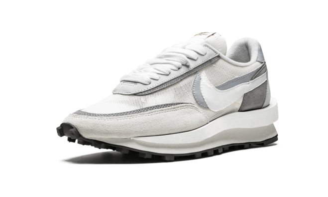 Men's Sacai x Nike LDWaffle at Outlet Prices - White & Grey