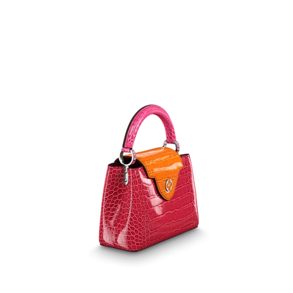 Get the iconic LV Capucines Mini for women at a discount.